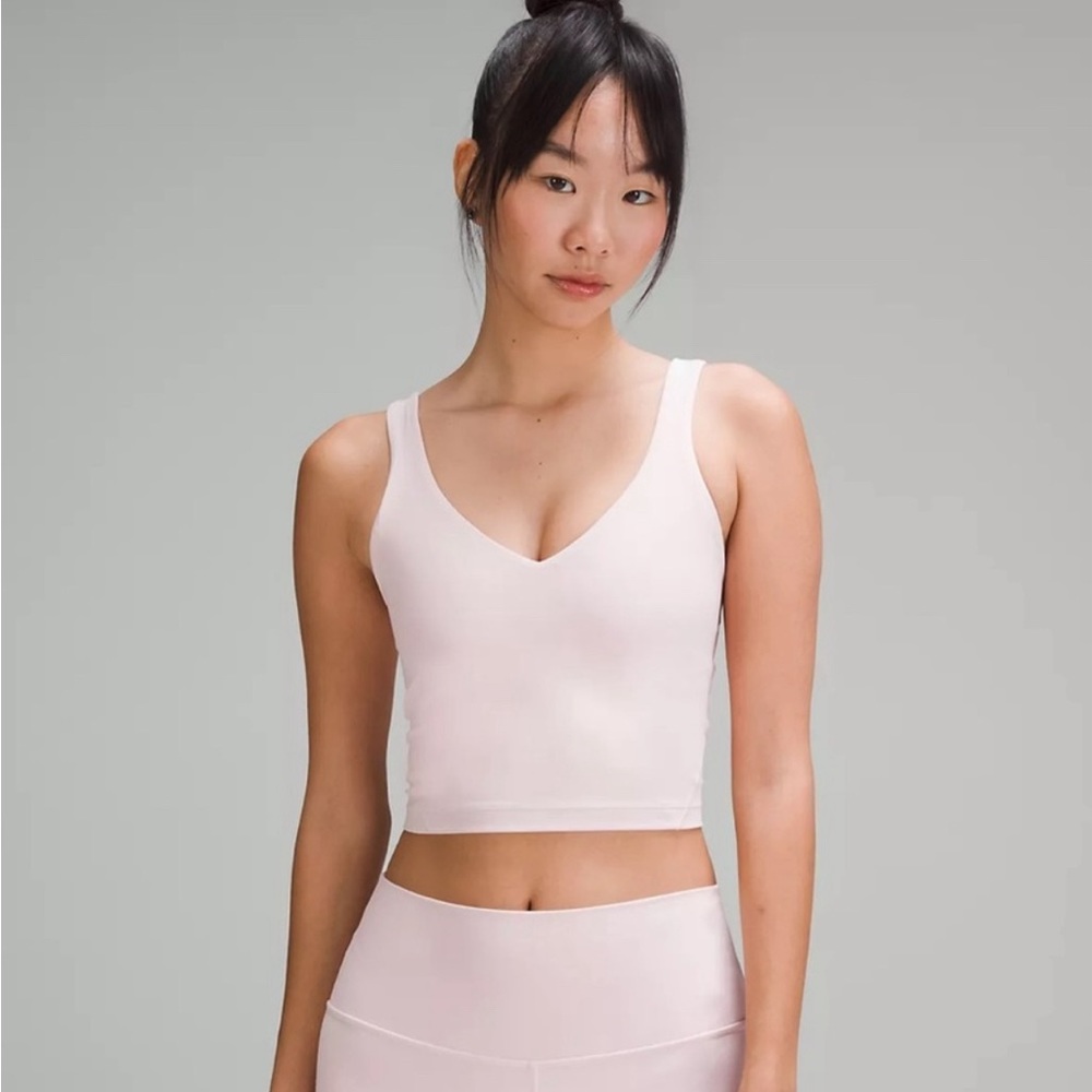 Size 8 lululemon align tank, flush pink